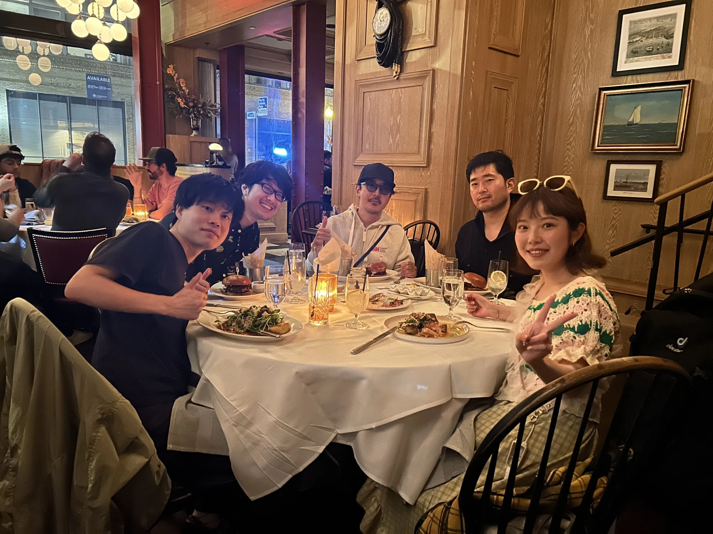 Dinner with niwa-san