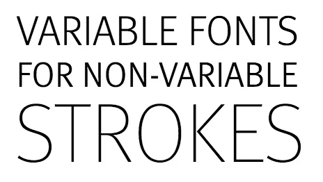 異なるfont-sizeのweightを一定にしたい