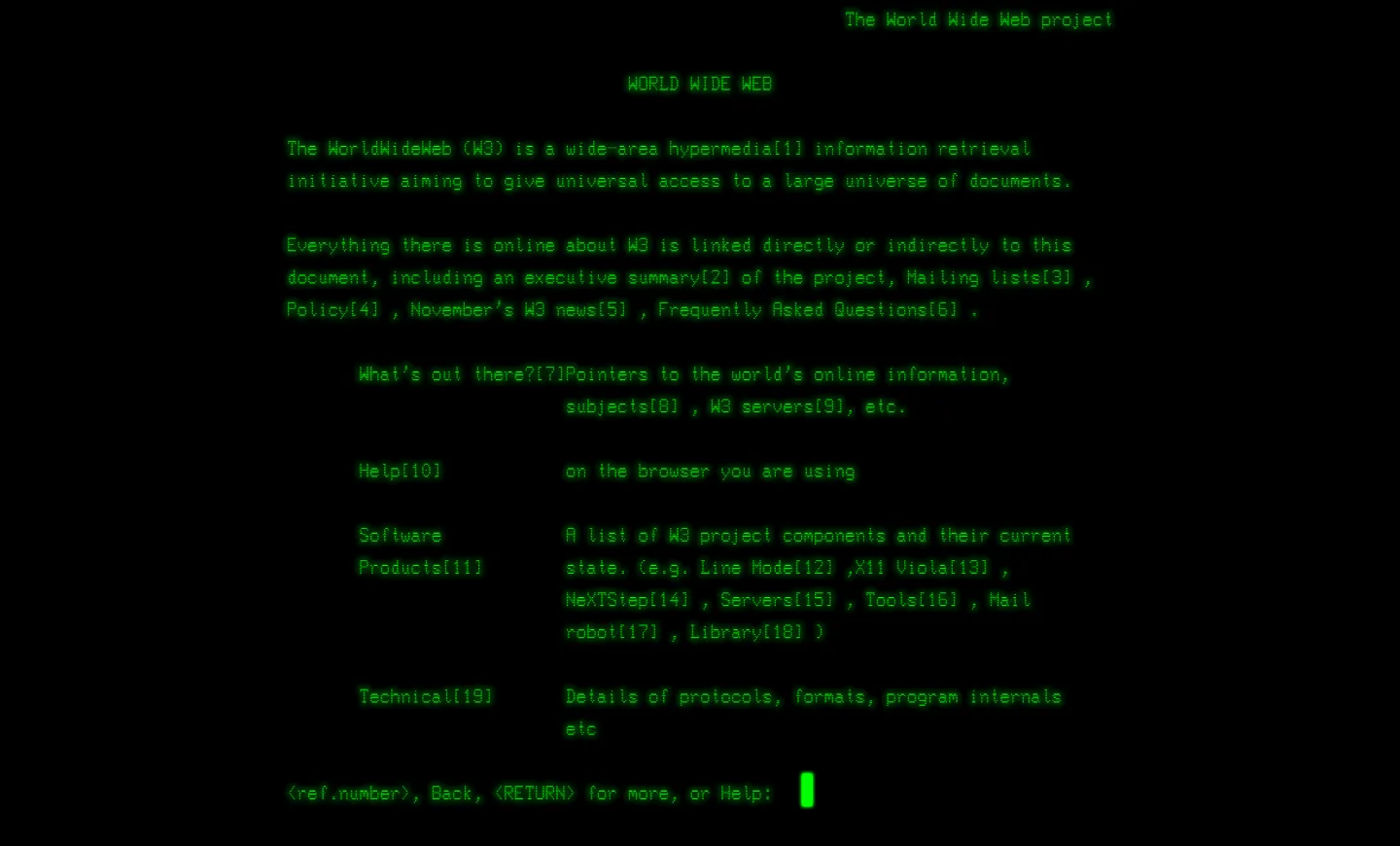 line-mode browser