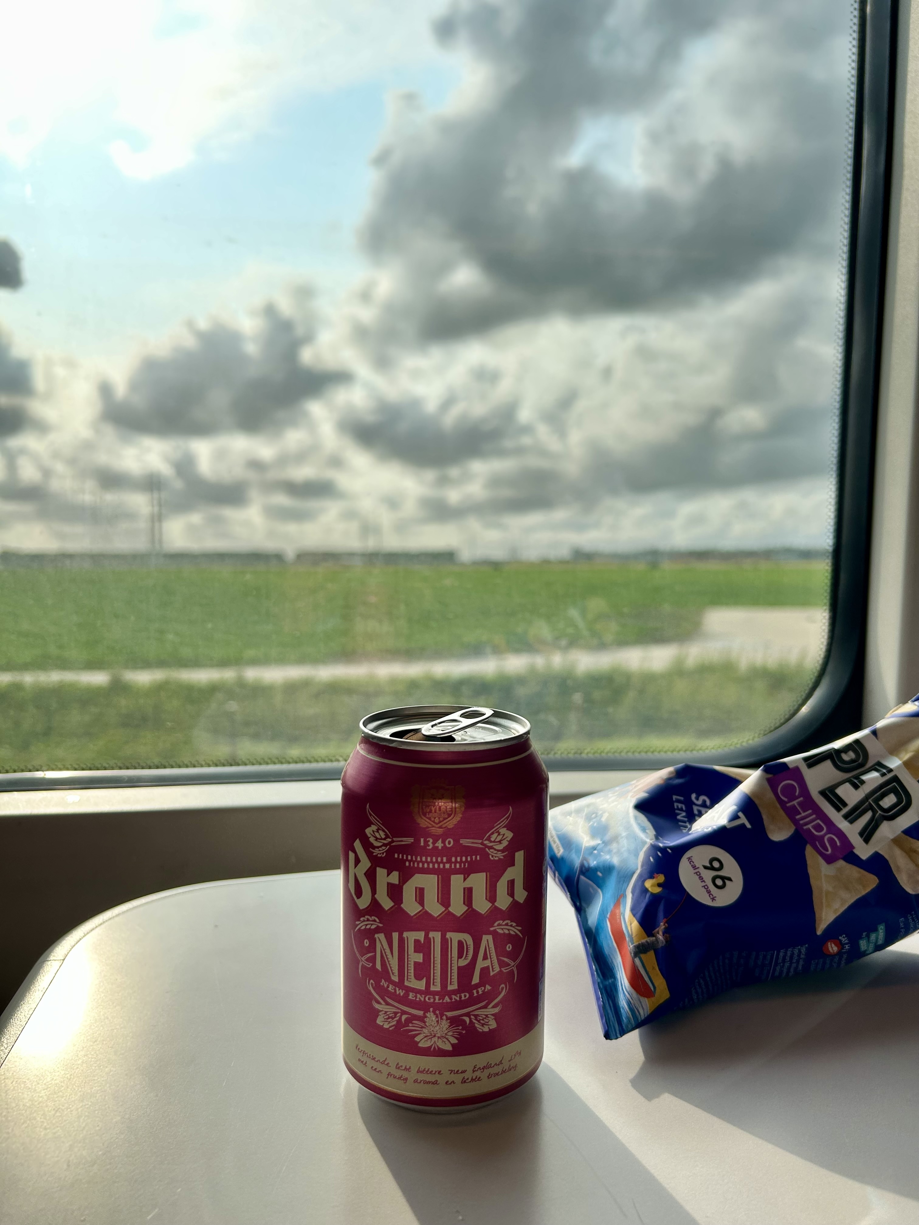 車窓ビール