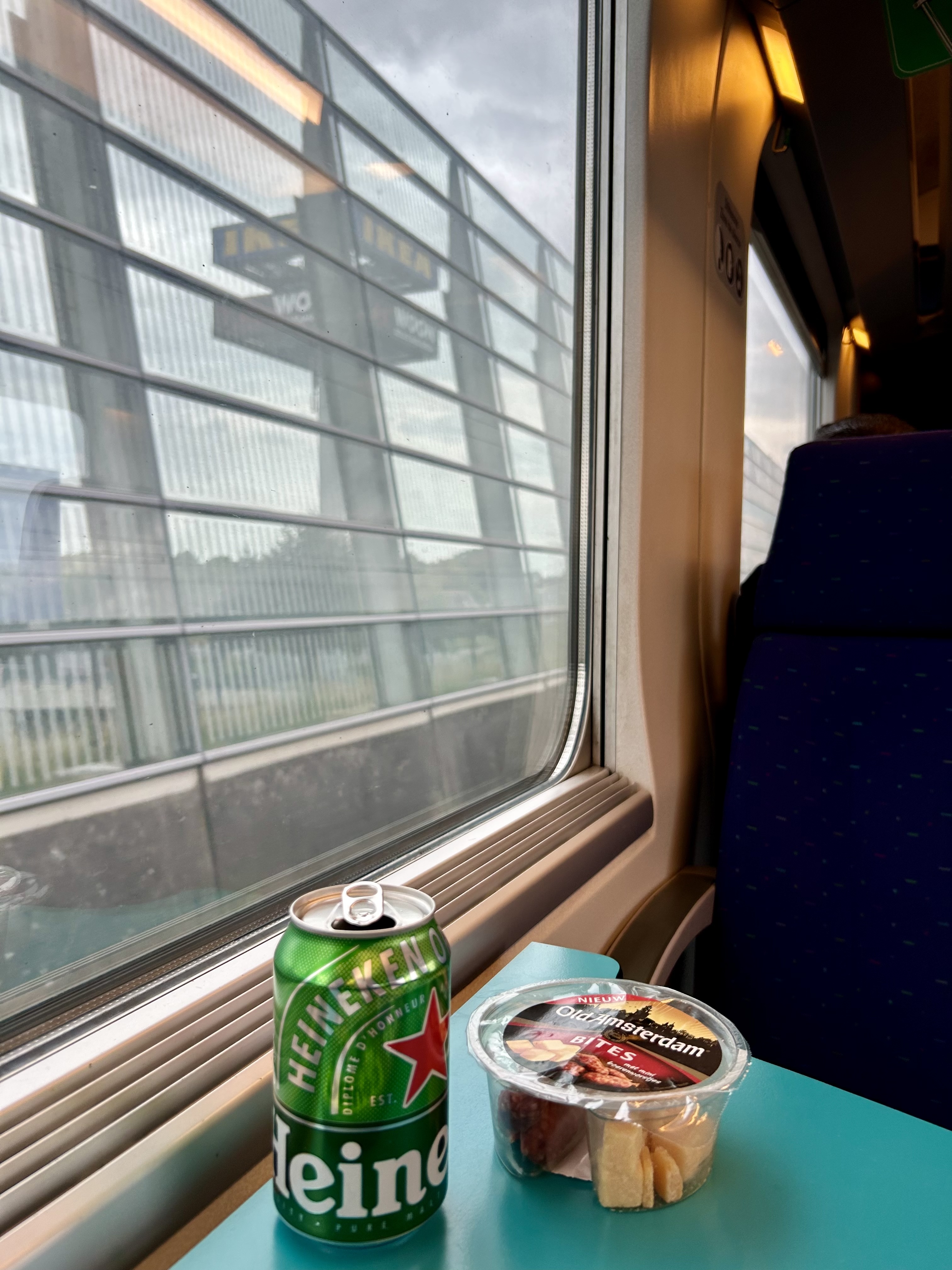 車窓ビール
