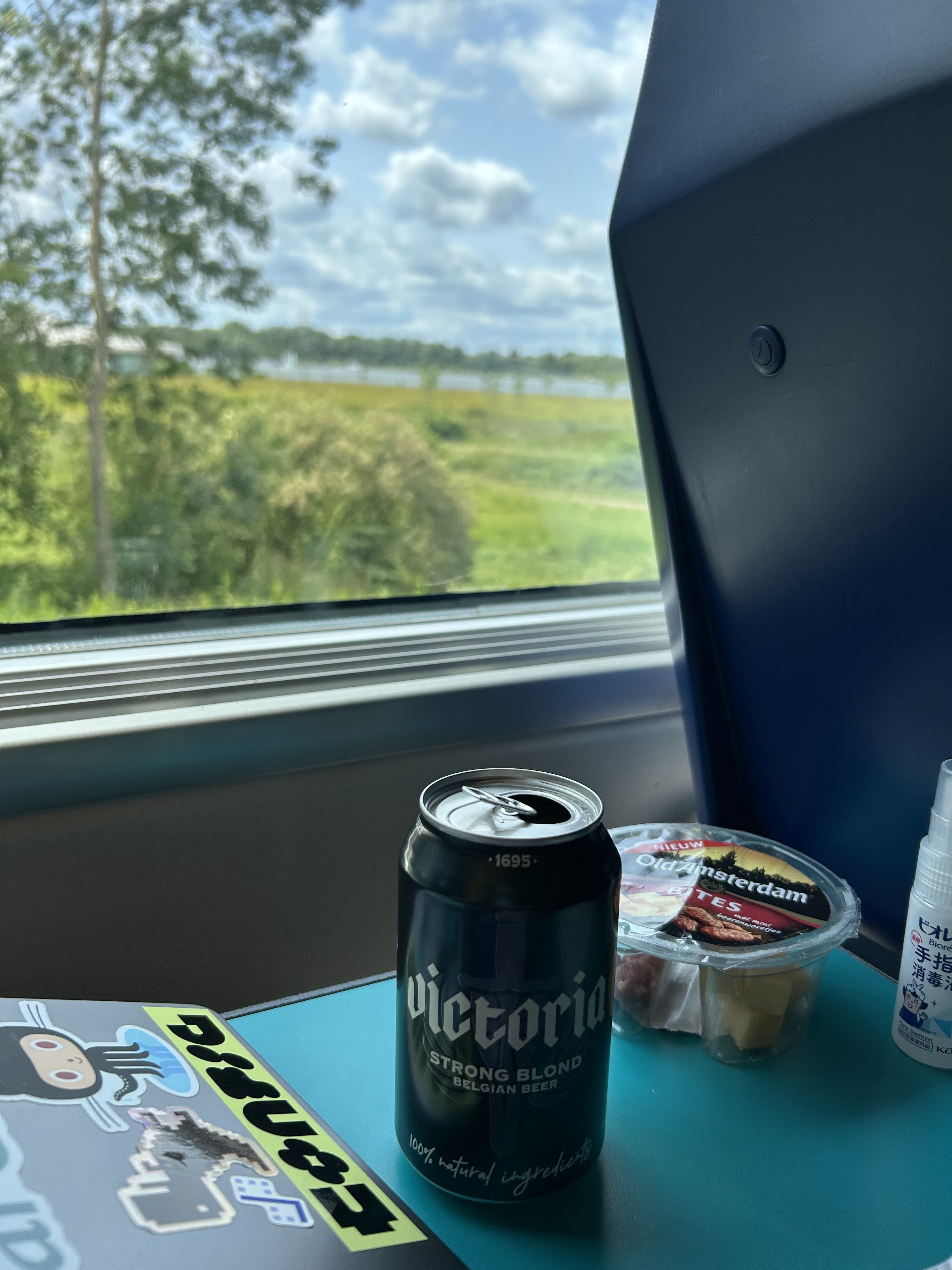 車窓ビール
