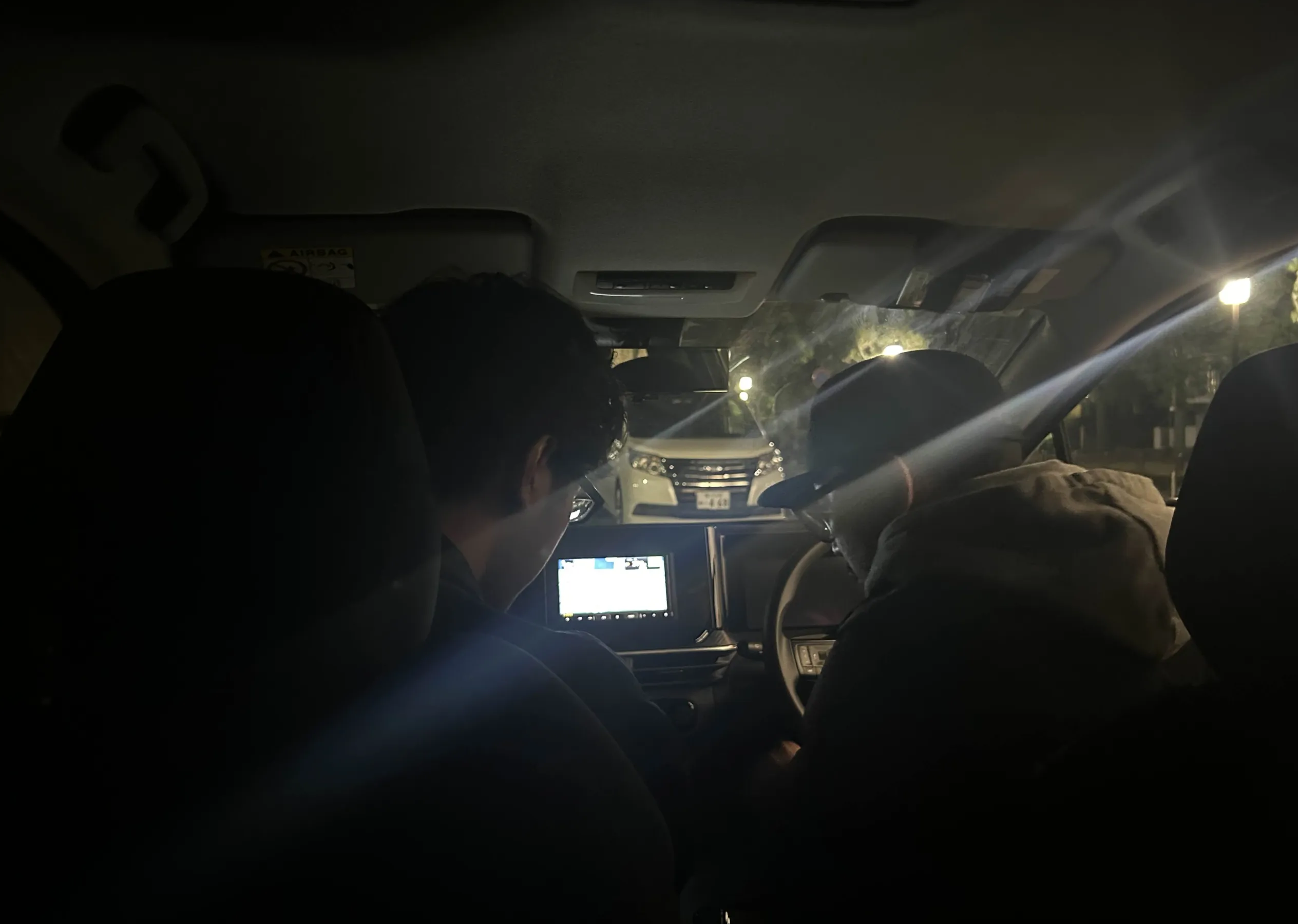 ナビ操作に必死な canalun さんと jxck さん